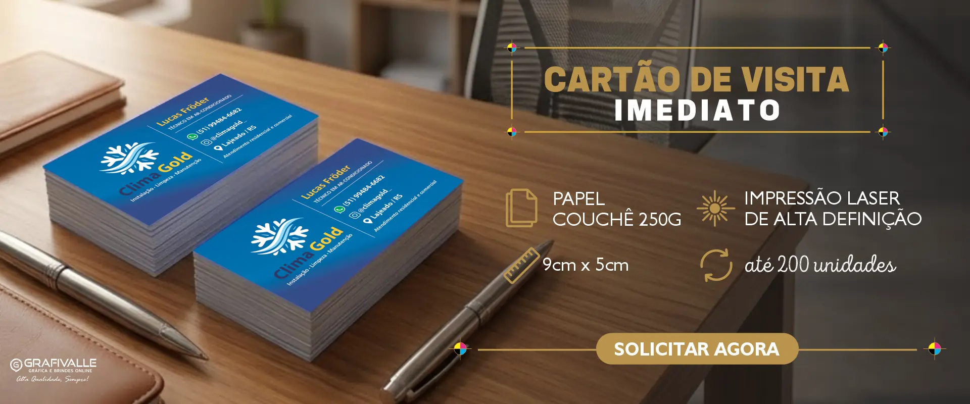 Cartão de Visita Imediato
